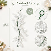 White Cedar Christmas Garland
