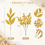 Glitter Berry Floral Stem Collection