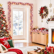 6-Piece Iridescent Christmas Tinsel Garland Set
