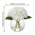 Artificial Hydrangea Flowers in Vase | Premium Faux Hydrangea for Home Decor Coffee Table Wedding DIY