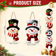 Snowman Christmas Hanging Ornament Set