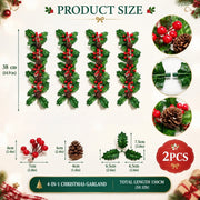 Artificial Christmas Hanging Stem Set