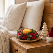 4-Piece Christmas Artificial Floral Decoration Set