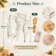 White Cedar Christmas Garland