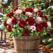 Artificial Holiday Floral Arrangement Collection