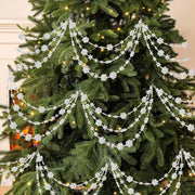 6-Piece Crystal Snowflake Hanging Garland Set