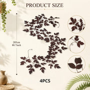 Artificial Fall Leaf Garlands – Set of 4