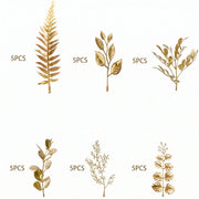 30-Piece Gold Christmas Floral Stem Sets