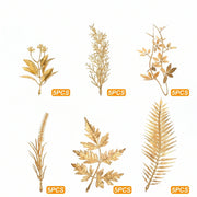 30-Piece Gold Christmas Floral Stem Sets