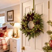 Christmas Front Door Garland and Wreath Set