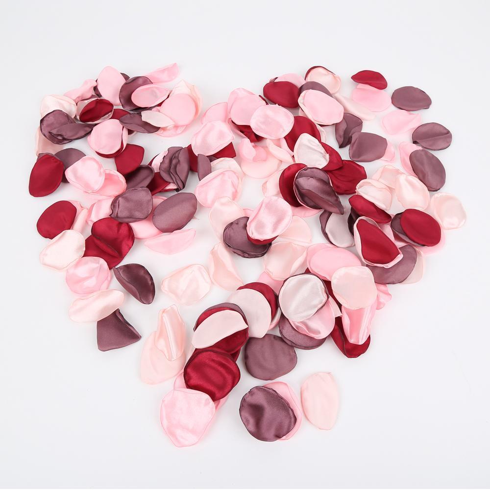 Faux Flower Petals | Wedding Aisle Flower Girl Basket Table Scatter Party Confetti & Bridal Shower in 7 Colors
