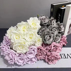 ,Artificial Roses With Stems for Wedding Decorations,Flores Artificiales Para Decoracion