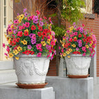 Outdoor Artificial Rose Bushes with Ground Garden Stake | Weather-Resistant Faux Flowers for Garden Yard Patio & Pathway Decor