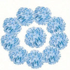 Luxury Artificial Hydrangea Flowers 10pcs | Wedding Centerpiece Valentine's Day Party & Home Decor DIY in Red White Blue