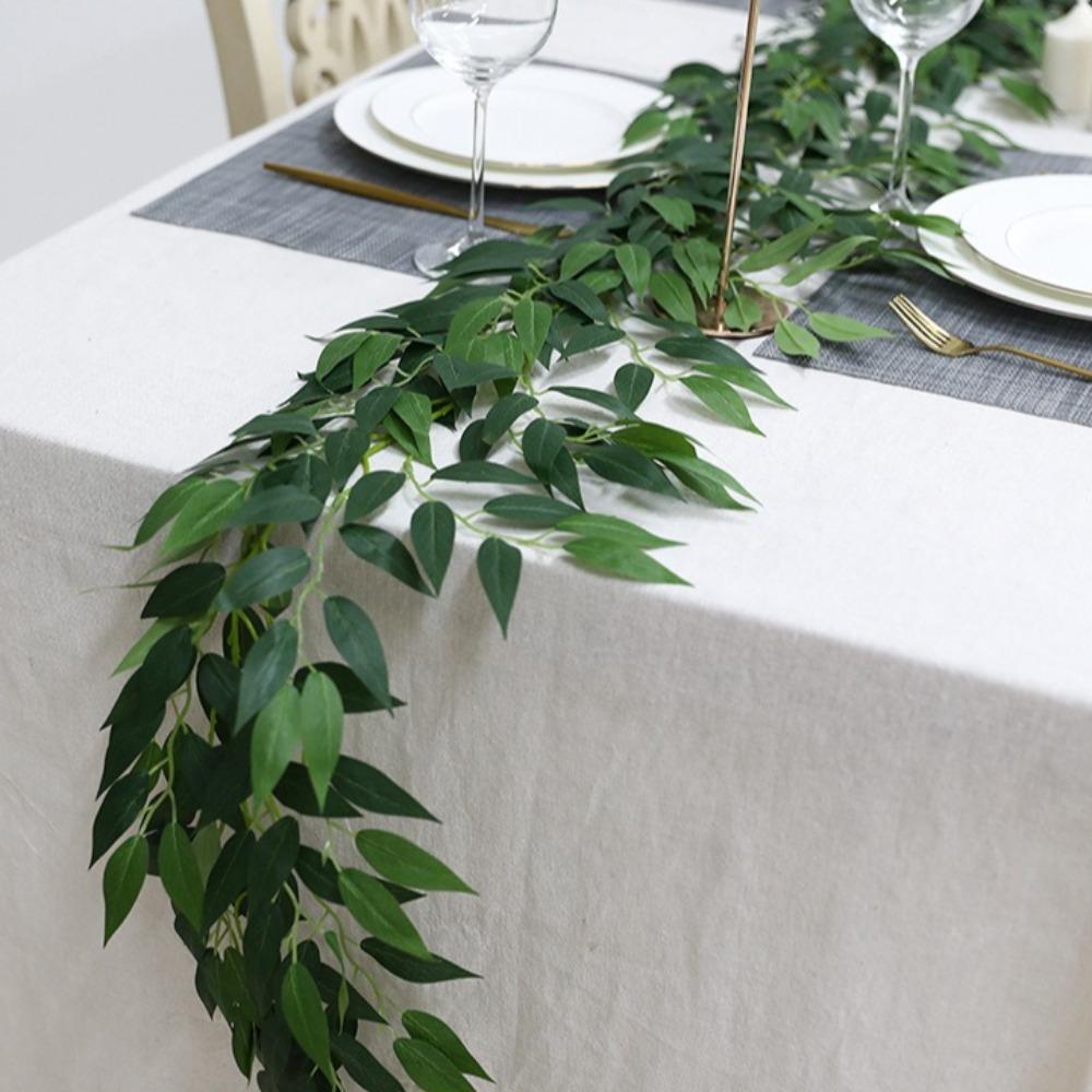 Washable Artificial Greenery Vines 2pcs | Home Wall Wedding Arch Party Backdrop Outdoor & Indoor Decor
