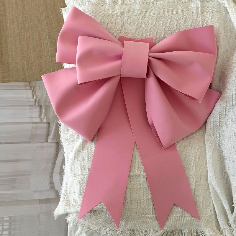 Giant DIY Large Bow Decoration Set of 2 | Wedding Birthday Christmas Storefront & Party Wall Decor in Red Pink
