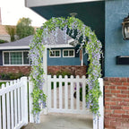 Artificial Flower Wall Arrangement 2pcs | Wedding Bathroom & Home Decor in Purple White Pink