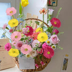 Gerbera Daisy Artificial Flowers 20pcs with Stems | Wedding Party Home Office Decor in 7 Colors