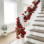 Collection of 3pcs geranium hanging flower vines UV resistant for faux outdoor spring by IPOPU