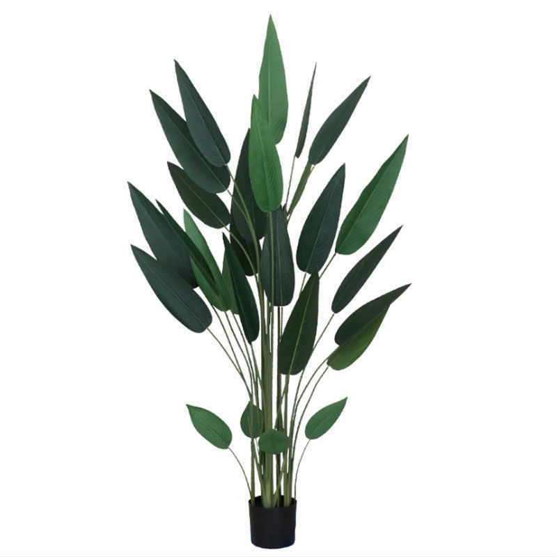 Nordic traveler banana bird of paradise potted plant large anti-authentic plant decoration fake tree green plant indoor living room floor-standing decoration