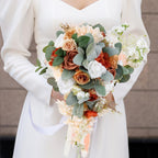 Artificial Bridal Wedding Bouquet | Vintage Floral for Bride Bridesmaid Ceremony Anniversary & Proposal in 13 Styles