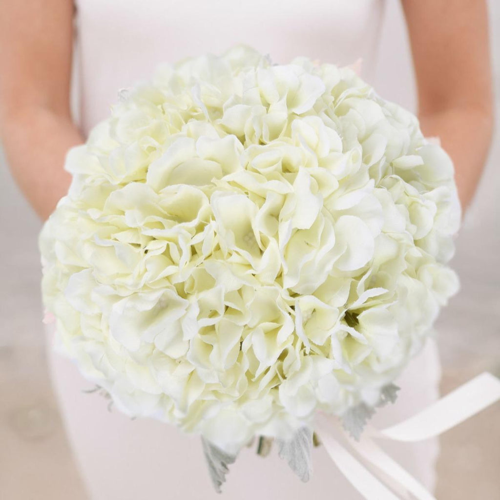 Artificial Hydrangea Flower Heads 10pcs | Wedding Centerpiece Bouquet Party & DIY Floral Decor in 11 Colors