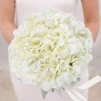 Artificial Hydrangea Flower Heads 10pcs | Wedding Centerpiece Bouquet Party & DIY Floral Decor in 11 Colors