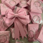 Giant DIY Large Bow Decoration Set of 2 | Wedding Birthday Christmas Storefront & Party Wall Decor in Red Pink