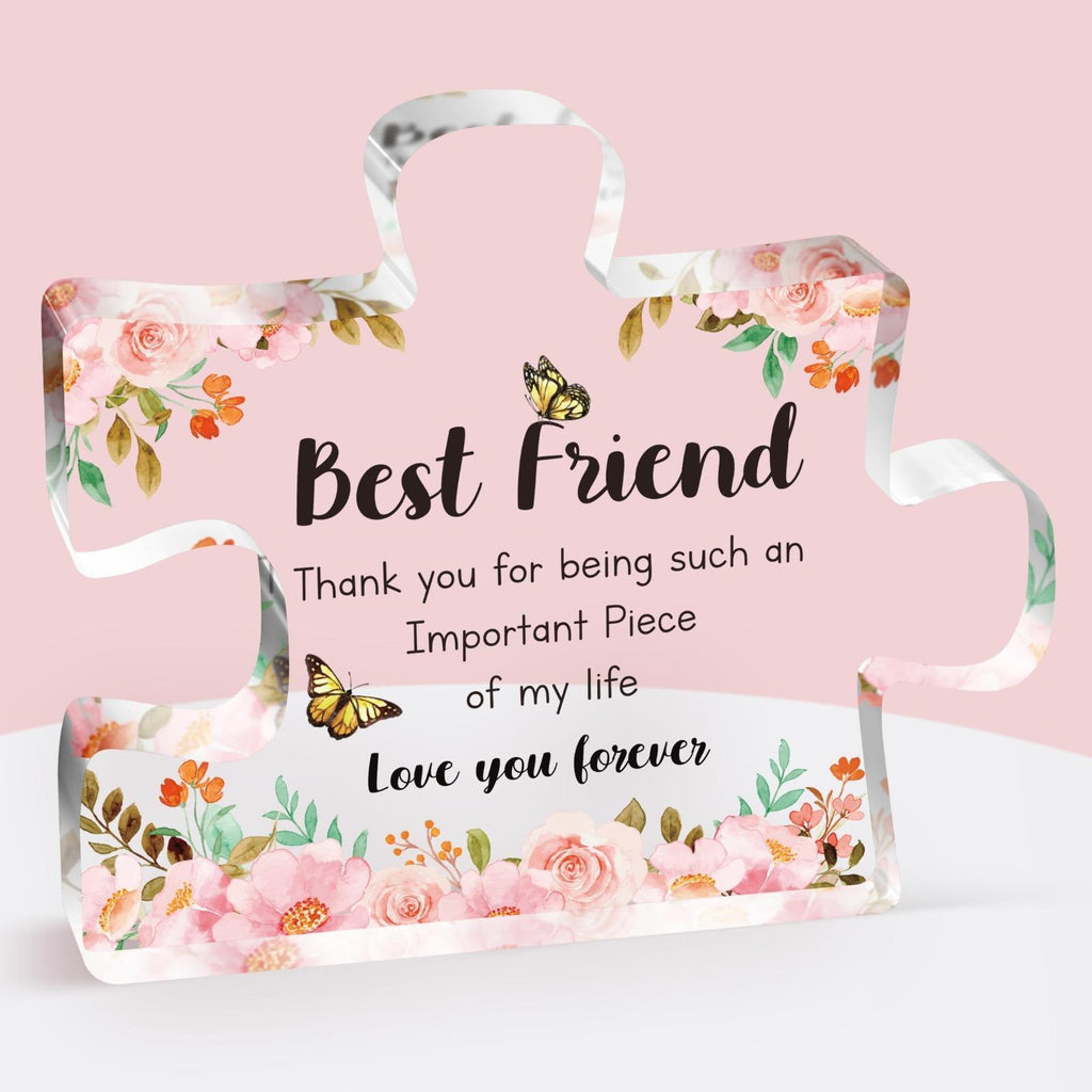 Custom Acrylic Puzzle Plaque | Engraved Gift for Mom Sister Grandma Friend Valentine's Day Mother's Day