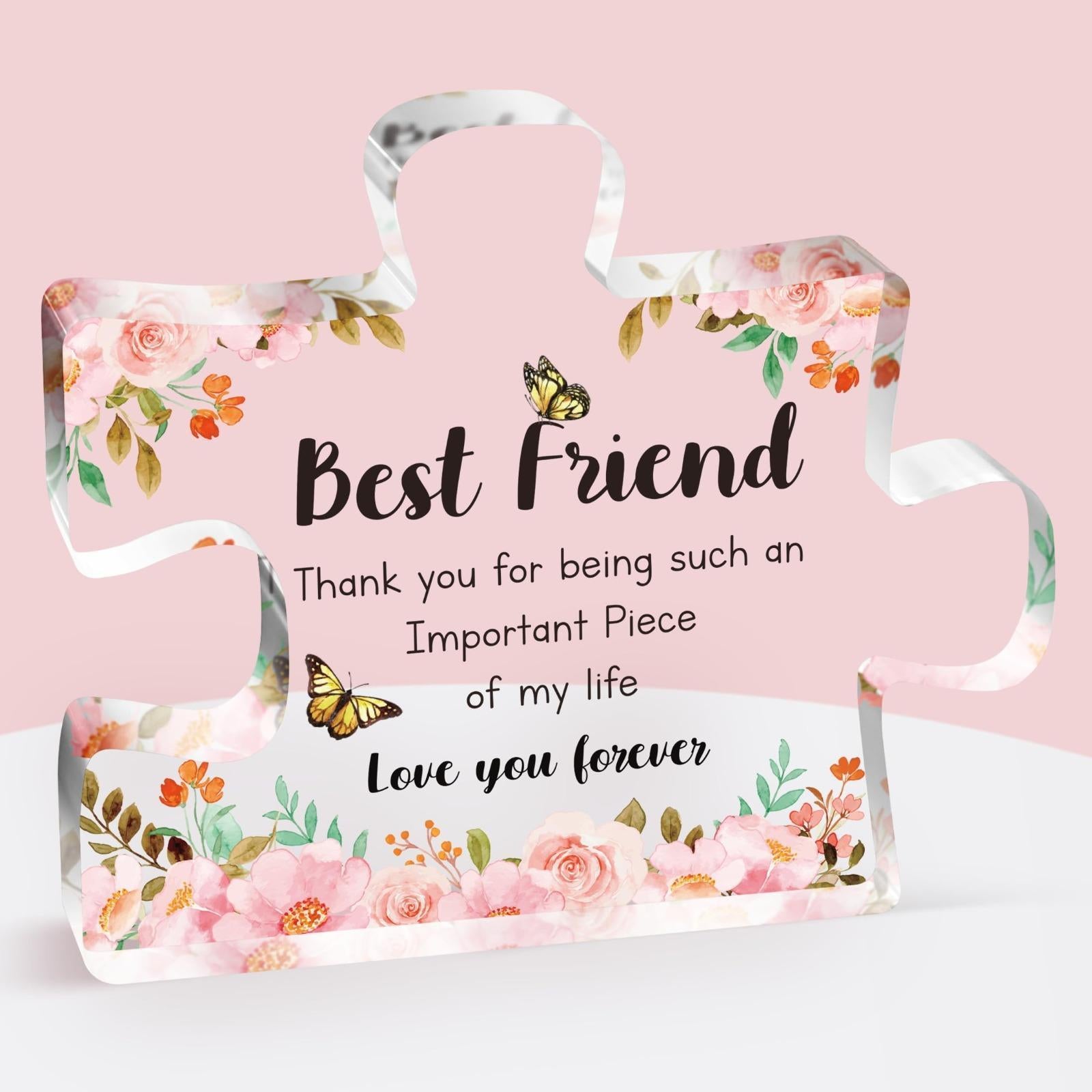 Custom Acrylic Puzzle Plaque | Engraved Gift for Mom Sister Grandma Friend Valentine's Day Mother's Day