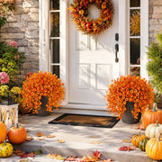 Artificial Fall Mum Hanging Bush – Set of 2, 30x40cm