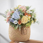 Artificial Dandelion Bouquet Set of 4 | 5 Colors for Wedding Home Party DIY Decor