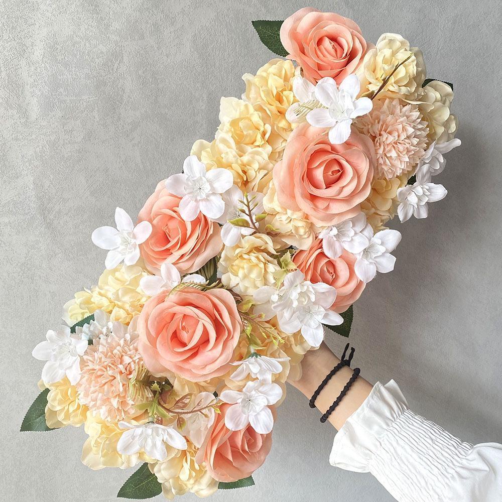 Faux Floral Swags | Wedding Arch Party Backdrop Home Wall Decor & Table Centerpiece in 6 Colors