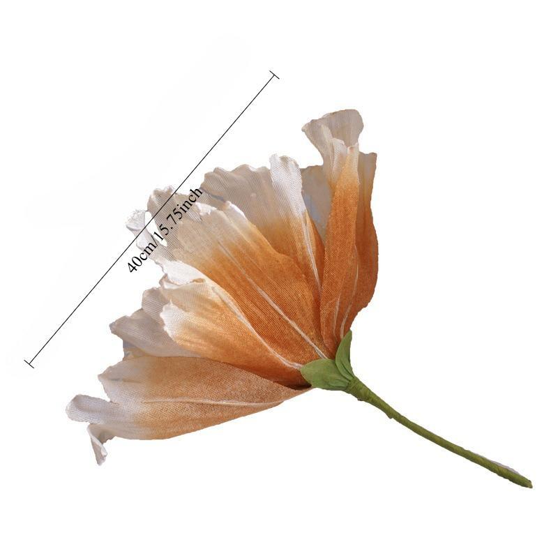 Large artificial chiffon peony flowers in 5 colors for wedding and party decor