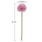 Artificial Chrysanthemum Ball Flowers 6pcs | Wedding Centerpiece Party Home Garden & DIY Decor in White Pink Purple 8 Colors