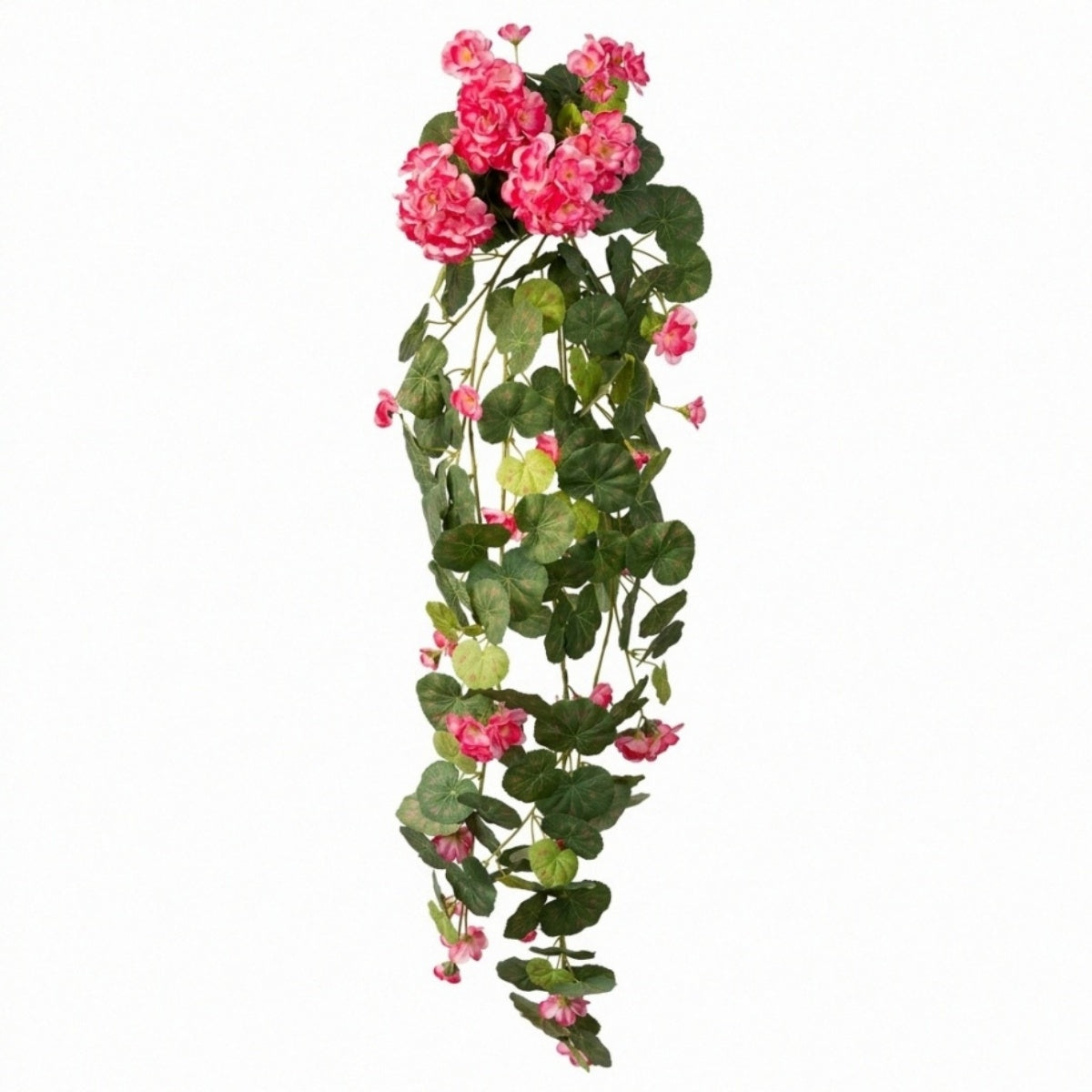 Artificial morning glory hanging flowers pink faux vine plants for outdoor porch patio garden fence indoor home wedding arch decor