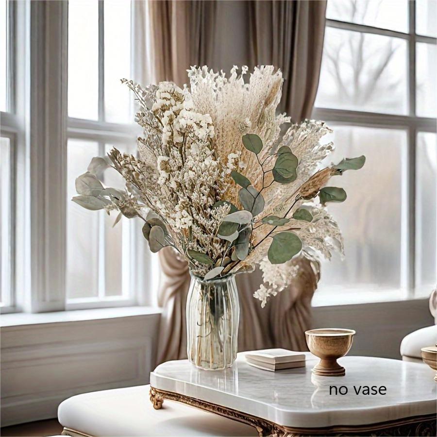 Beige artificial flower bouquet realistic faux flowers for vase home decor centerpiece and table decoration
