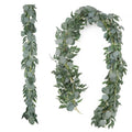 Artificial eucalyptus willow garland 6.5ft for wedding arch backdrop table centerpiece decor