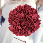 Artificial Hydrangea Flower Heads 10pcs | Wedding Centerpiece Bouquet Party & DIY Floral Decor in 11 Colors