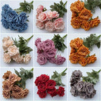,Artificial Roses With Stems for Wedding Decorations,Flores Artificiales Para Decoracion