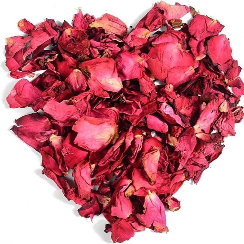 Real Dried Rose Petals | Bath Spa Candle Making Wedding Confetti Resin Jewelry & DIY Crafts
