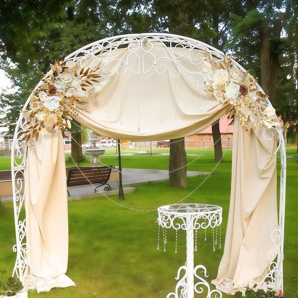 Boho wedding arch garland set of 2 bundle for eucalyptus willow by IPOPU