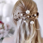 U-Shaped Pearl Hair Pins Set of 36 | Gold & Silver Bridal Bobby Pins for Wedding Prom Updo