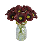 Gerbera Daisy Artificial Flowers 20pcs with Stems | Wedding Party Home Office Decor in 7 Colors