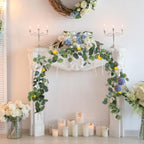 Faux Lemon Greenery Garland with Green Leaves | Artificial Vine for Front Door Wall Party Table & Home Decor in Style A B C