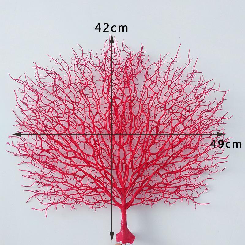 Artificial Peacock & Coral Branch Decoration | Table Centerpiece for Wedding Party Home Decor in White & Black