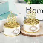 Wedding Favor Boxes with Lid Set of 12 | Gold Candy Chocolate Gift Boxes for Wedding Baby Shower Anniversary & Party