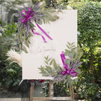 Close-up of lifelike rose flower swag for wedding arch & door lintel for 4 colors by IPOPU