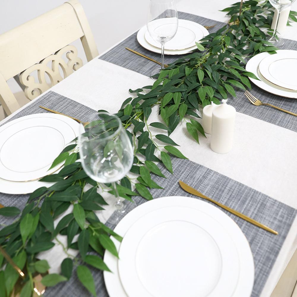 Washable Artificial Greenery Vines 2pcs | Home Wall Wedding Arch Party Backdrop Outdoor & Indoor Decor