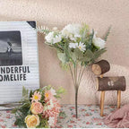 Artificial Dandelion Bouquet Set of 4 | 5 Colors for Wedding Home Party DIY Decor